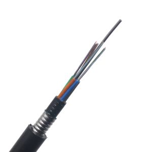Single Mode Armored Outdoor Fiber Optic Cable 48/96/144 CORE Communication