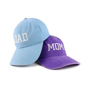 Wholesale Blue Curve Brim MOM Dad Baseball Cap Character Style from china suppliers
