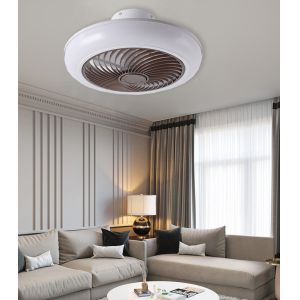 Flush Folding Ceiling Fan With Light Modern Bladeless Ceiling Fan