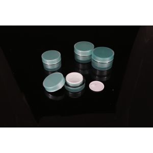 hand lip crystal pump empty square white Screen Printing Airless 30ml Cosmetic