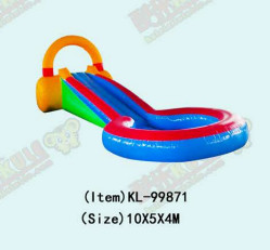 Vibrant And Colorful Inflatable Slide For Children Exciting Sliding Experience