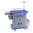 33 In Crash Cart Emergency Medical Equipment Trolley Nursing ISO 9001