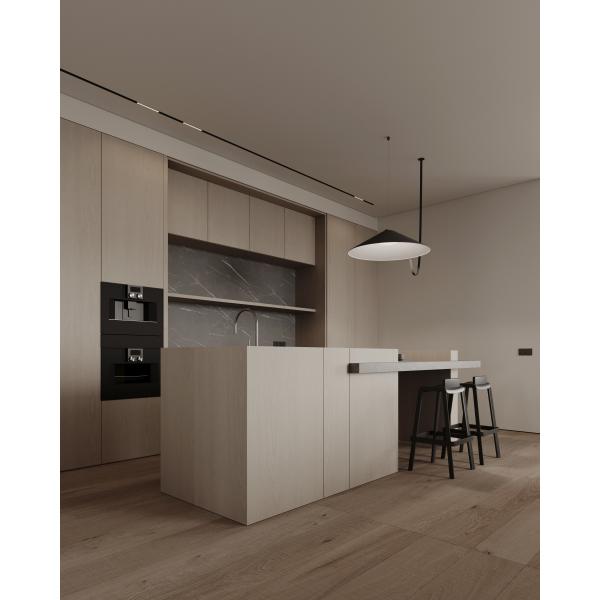 Quality Lacquer Modern White Kitchen Cabinets Smooth And Glossy Finish Customized for sale