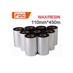 Yellow Resin Flat Thermal Transfer Ribbon , Printability Zebra Ink Ribbon