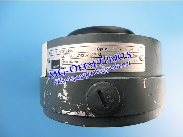 Quality HD CD102 MACHINE BRAKE 776011A00 1,4A24V14NM, C2.105.1331/01, HD OFFSET PRINTING MACHINE ORIGINAL USED P for sale