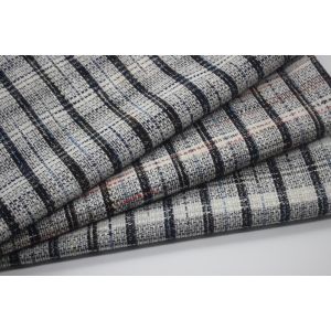 In Stock Yarn Dyed 100 Polyester Fragrant Breeze Tweedy Fabric for Women's