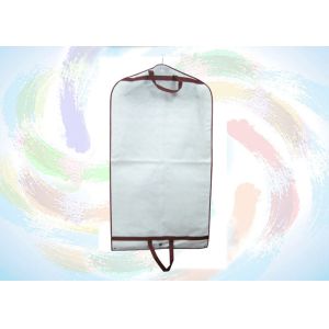 Custom Multi Color Folding Non Woven Suit Cover with Handle , PortableNon Woven