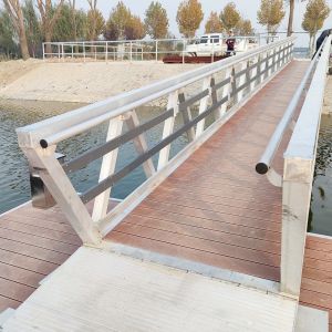 Easy Installation Marine Aluminum Gangways Ramps For Floating Pontoon Marina