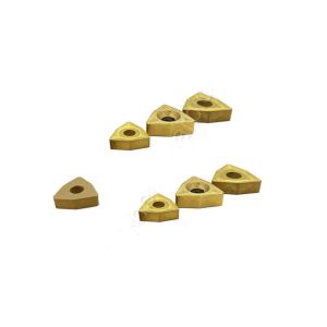 Gold Coated Triangle Carbide Inserts , Custom Carbide Inserts For Machine Clip