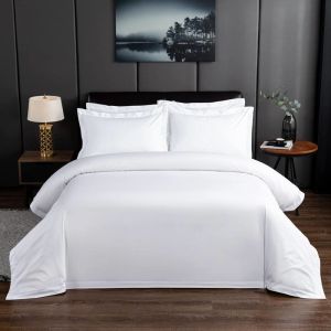 Luxury 5 Star Hilton Bedding Set Linen in 400TC Solid Pattern with Custom Duvet