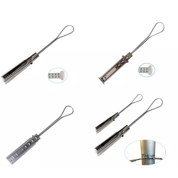 Fiber Drop Wire Cable Clamp 1 Pair FTTH Fiber Optic