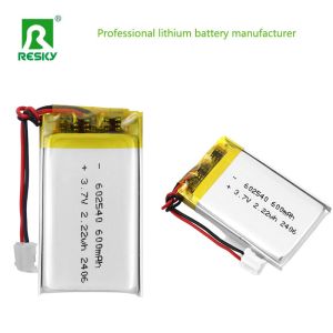 Lithium Polymer Battery Cell 602540 600mAh 3.7V 2.22wh solar Lipo Batteries for