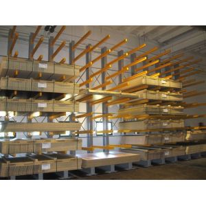 ISO9001 Industrial Cantilever Racks Customized Double Sided Cantilever Racking