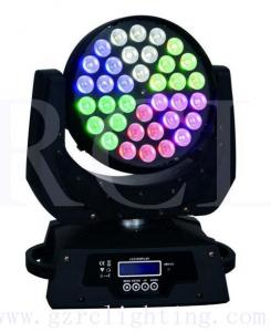 China LED RGBWA+UV 6-in-1 led moving head wash for DISCO KTV zoom light High Brightness lighting on sale