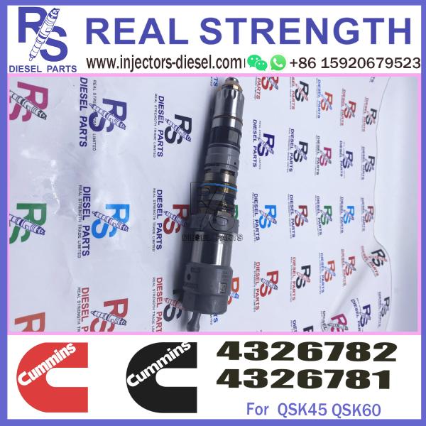 4326782 QSK60 Cummins Diesel Injector 4326780 4001813 4087893 4088427
