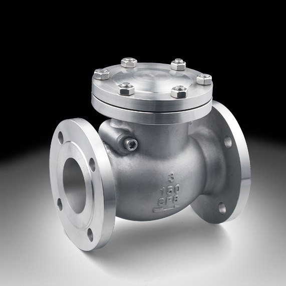 Silent Stainless Steel Swing Check Valve API 6D/ ANSI 16.5 B/ JIS 20K/JIS 10K