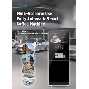 MACAS Commercial Automatic Coffee Machine with 27in Touchscreen