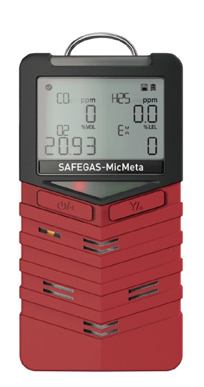 Portable CO H2S O2 LEL Multi Gas Detector In Coal Mine IP68 With Multi Numerical