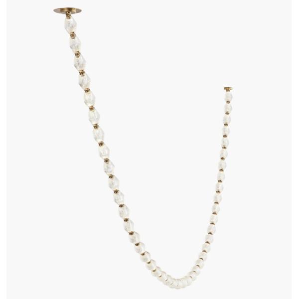 Modern Custom Chandelier With Brass Glass , Modern Crystal Chandelier