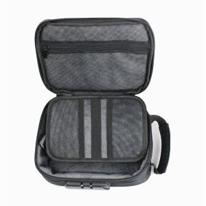 Buy cheap custom 1680D Nylon Smell Proof Bag With Combination Lock from wholesalers