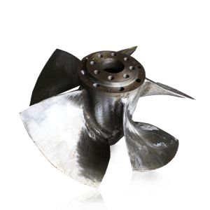 High Precision Hydro Turbine Runner , Kaplan Type Hydro Turbine Wheel