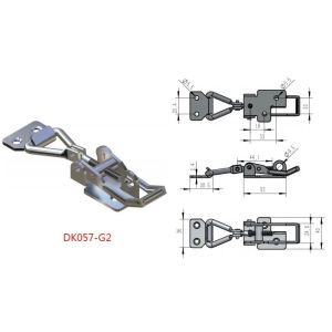 SUS201 Rustproof Adjustable Toggle Latch With Keyhole Quick Release