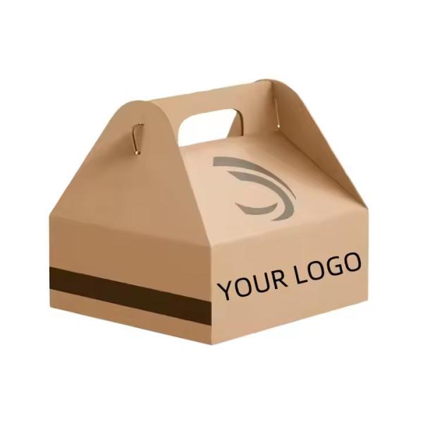 Wholesale Custom Eco-Friendly Burger Boxes - Greaseproof Kraft Paper Packaging