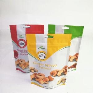 Matte Aluminum Foil Custom Accepted Stand up Pouches with Zipper