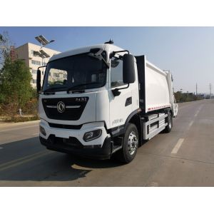 Dongfeng High Quality Electric Vehicle 10T Rear Loader Compression Truck