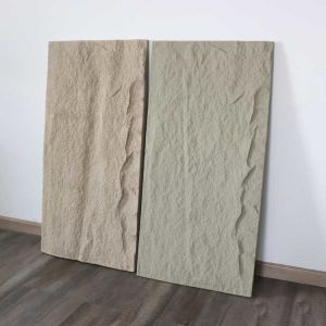 Lightweight PU Polyurethane Stone Panel Wall Artificial Faux 1200 * 600mm