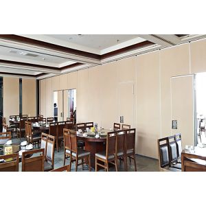 Aluminum Track Wooden Surface Movable Partition Walls for Banquet Hall
