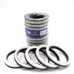 Black White Color Hydraulic Piston Seal OHM Track Adjuster Seal