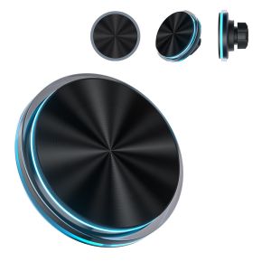 Stable Magsafe Charger Car Mount With Crystal Ambient Light Design