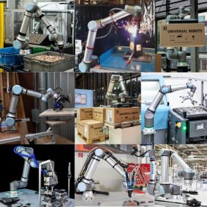 Compact UR18 Payload 18kg Palletizing Material Handling Universal Robots Welding