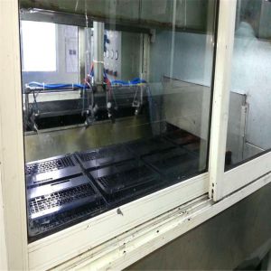 On-line tracking spraying painting machine for notebook shell