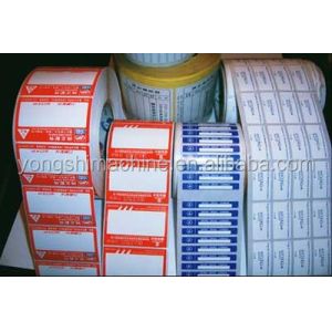 Automatic Label Die Cutting Machine With Hole Punching