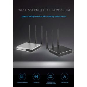 Screen Sharing Wireless Presentation System Android 7.1 Support PC Connection