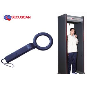 Black Metal Detector Handheld Body Scanner for Detect Weapons