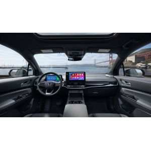 New Ev car 2024 Honda Prologue EV Crossover with a low, wide stance, a long