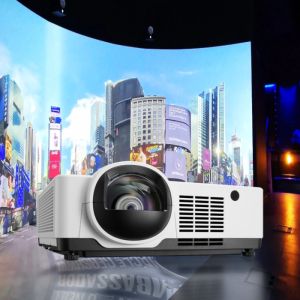 Large Immersive Projection 6000 Lumen LCD Short Throw Projector With 30000 Hours