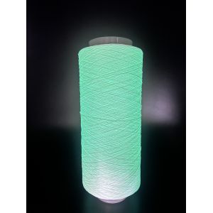 White Luminous Yarn Polyester Material With 8 Hours Glowing Time