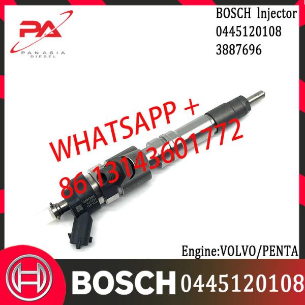 BOSCH original Diesel Common Rail Injector 0445120108 3887696 for V-O-L-V PENTA