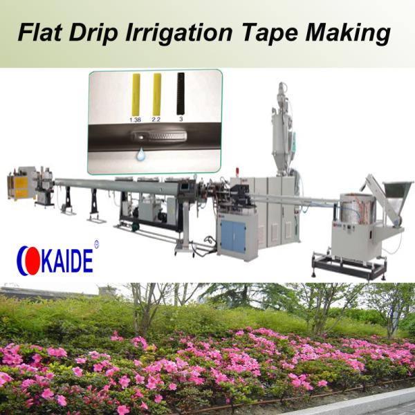 Quality Flat Drip Irrigation Pipe Production Line 180m/min for sale