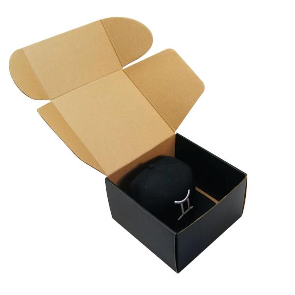 Customized Paper Gift Packaging Boxes Eco Friendly Baseball Cap Packaging Box