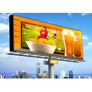 China Novastar Control System LED Billboards with 120° / 60° View Angle and 860w/m2 Average Power Consumption in Need of Advertising on sale