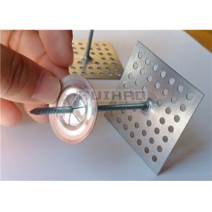 75mm Insulation Hangers With Perforated Base Fixing Insulation Material To Wall