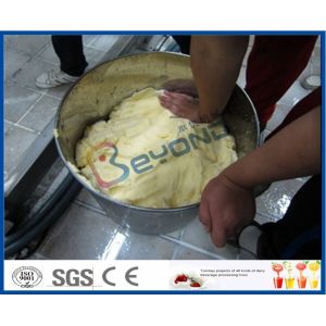 Continuous Butter Making Process Stainless Steel Butter Churn / Milk Pasteurizer
