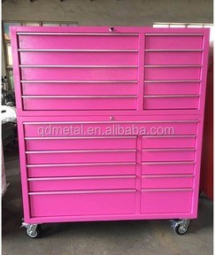 Garage Store Tools 19 Drawer Heavy Duty Metal Tool Cabinet with Stainless Steel