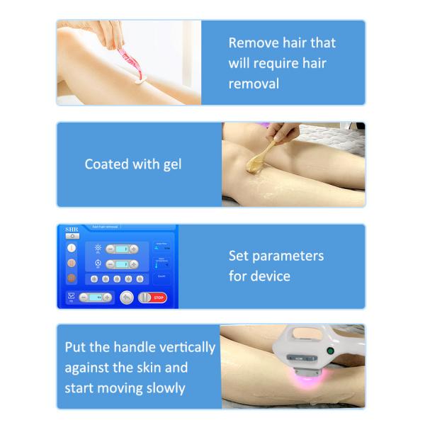 Two Handles IPL Opt Intense Pulsed Light Hair Removal Device For Skin Rejuvenation