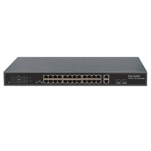 Latest POE-S2224GFBC 24x100Mbps PoE + 2xGigabit Combo Uplink IEEE802.3af/at PoE